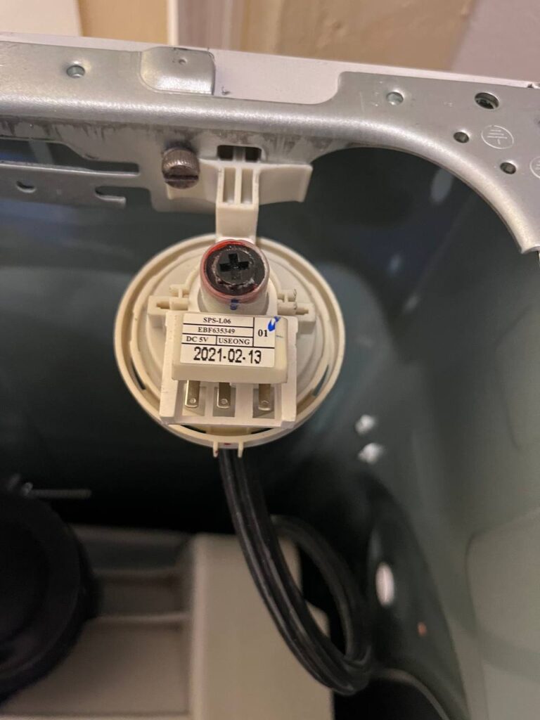 LG washer pressure sensor